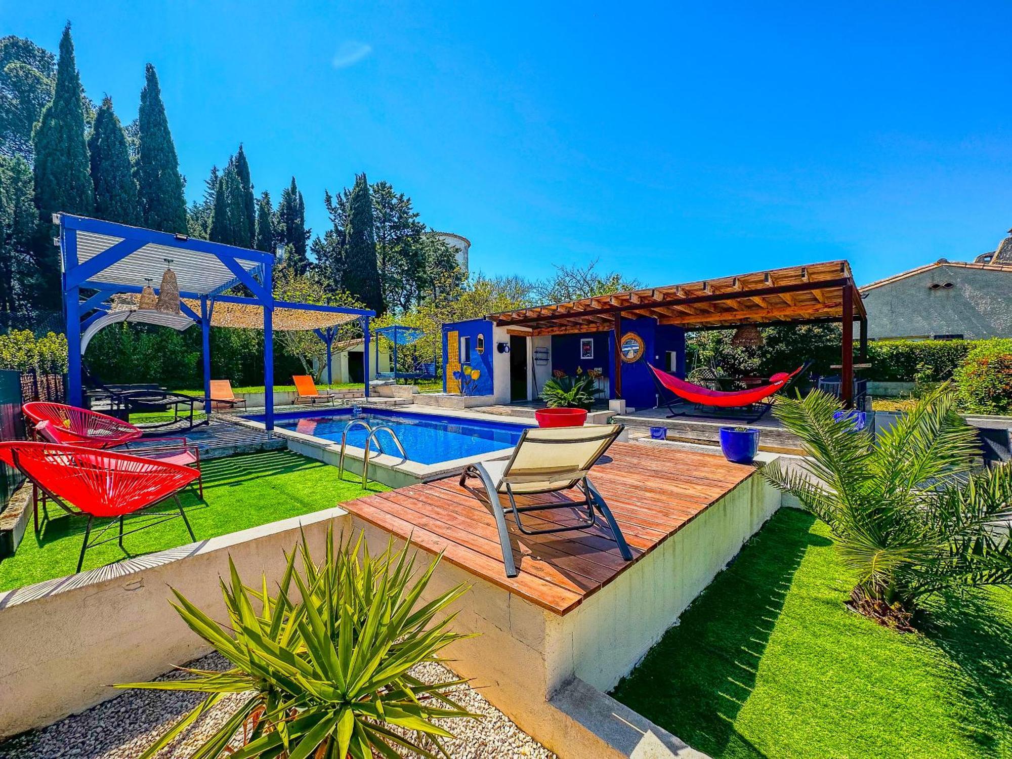 Loft Modern Avec Jardin Piscine Et Pool House Villa Lavalette Exterior photo